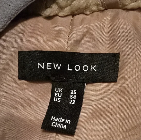 🆕️New look teddy shop coat Size US 22 - Picture 5 of 6